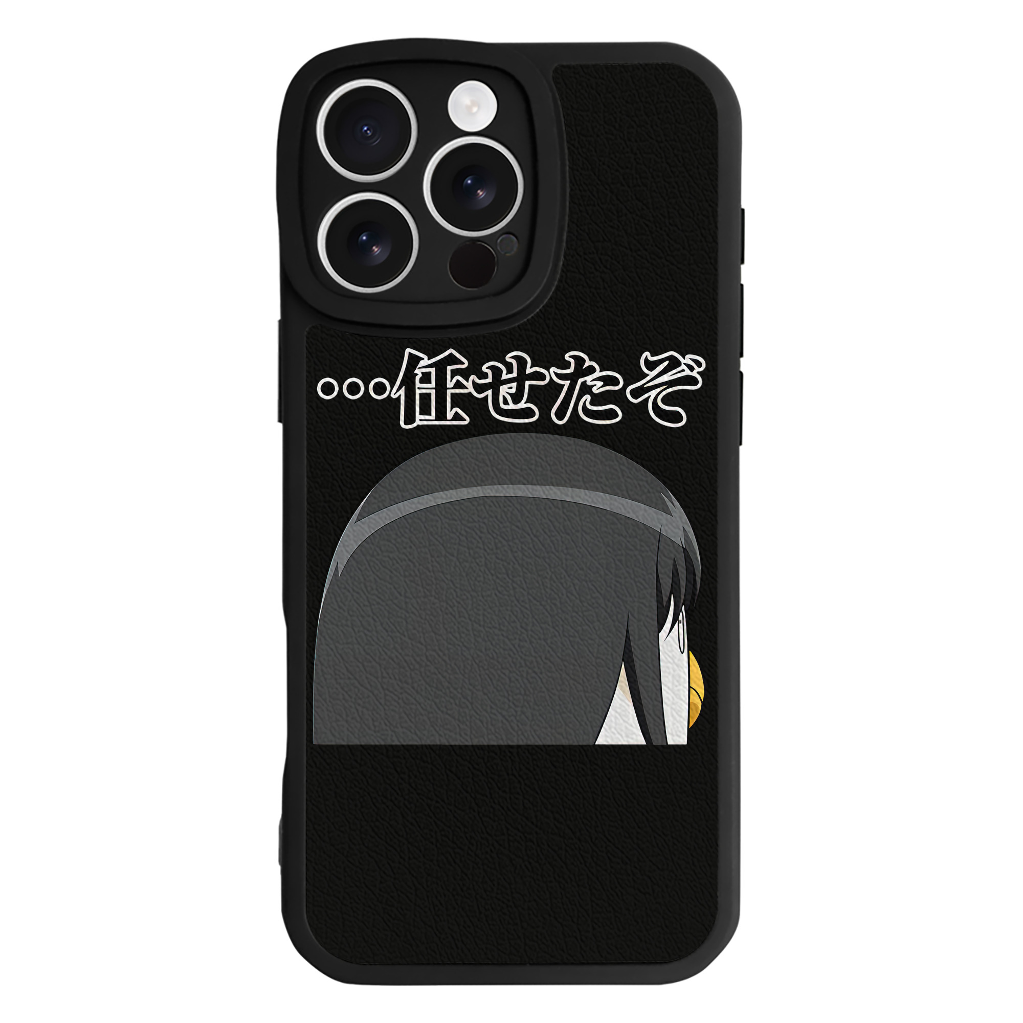 （画像用） ぎんたま 坂田銀時（さかたぎんとき） 神楽 志村新八（しむら しんぱち） GINTAMA Sakata Gintoki Kagura Shimura Shinpachi 【iPhone 16シリーズ対応】シリコンスマホケース（レザー調） 材質：シリコン
